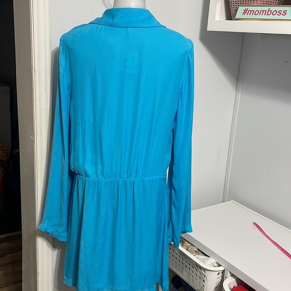 Free People Simone Blue Dress Size M - Picture 7 of 13